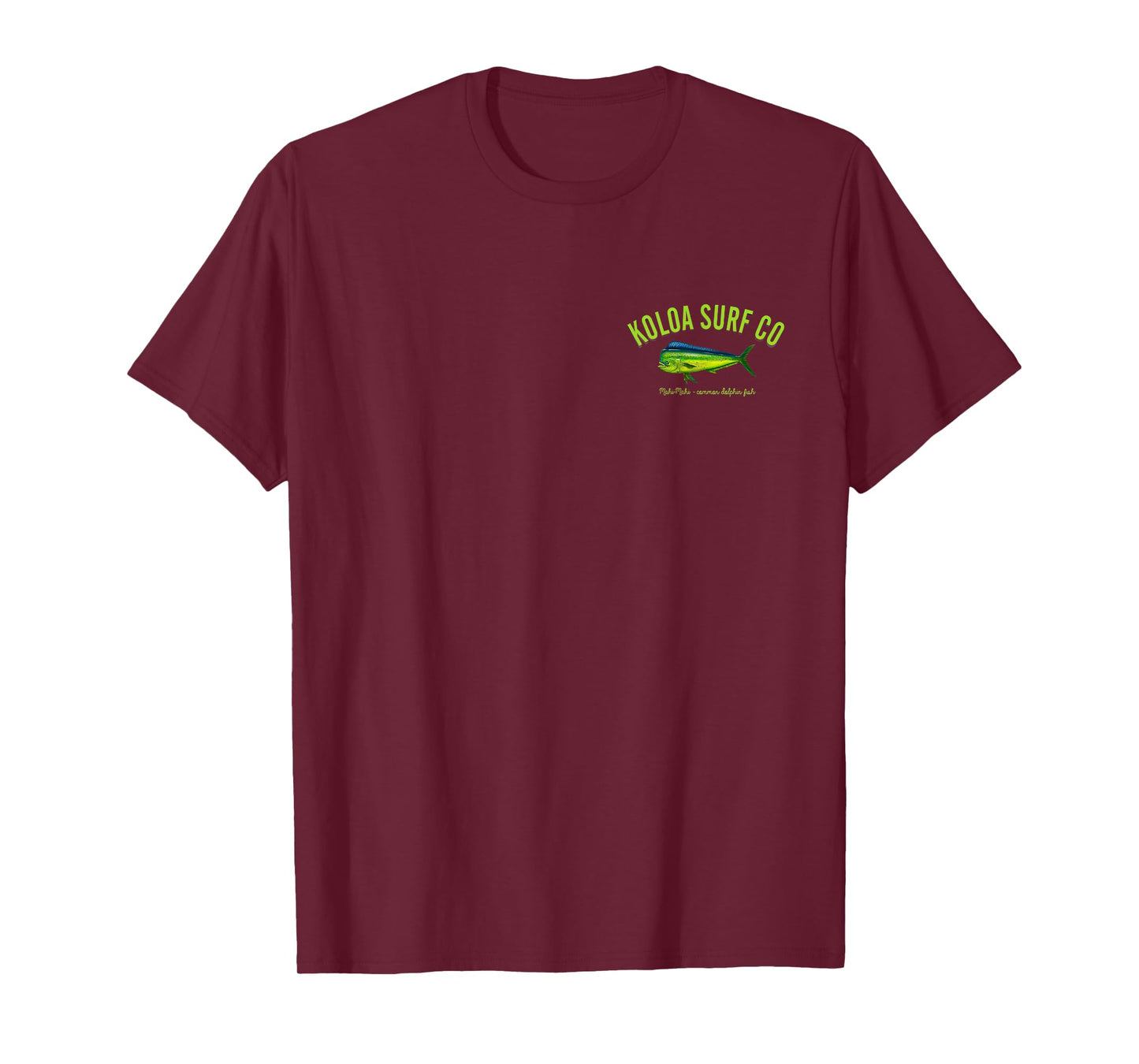 Koloa Surf Mahi Mahi Salt Water Fishing Logo Graphic T-Shirt