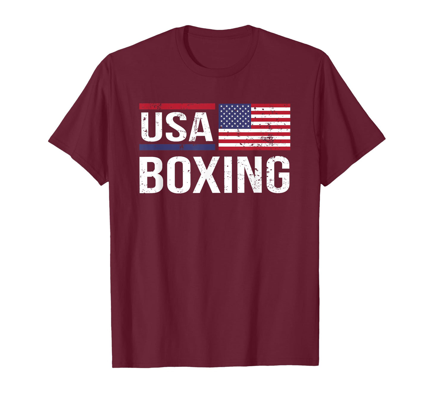 USA Boxing American Flag Gym Sparring Training Amateur Sport T-Shirt