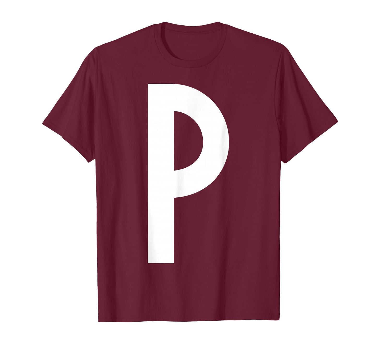Letter P Funny Group Matching Christmas Costume 2025 Family T-Shirt