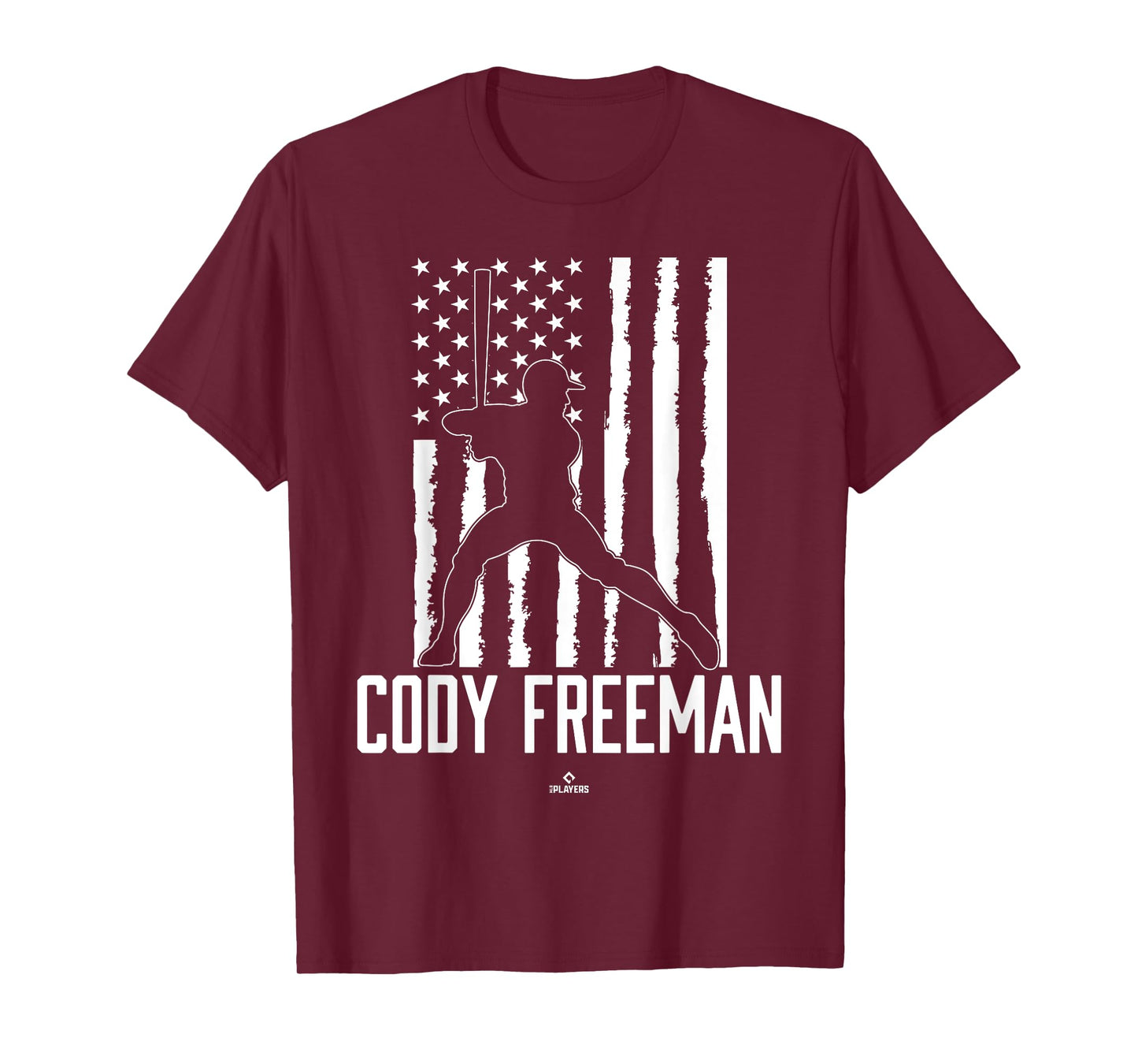 Distressed Flag Swing Cody Freeman Prospect Baseball Fan T-Shirt