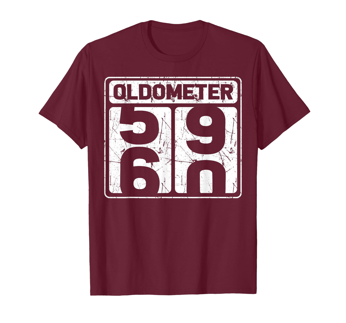 Oldometer 59-60 Vintage - Funny 60th Birthday T-Shirt