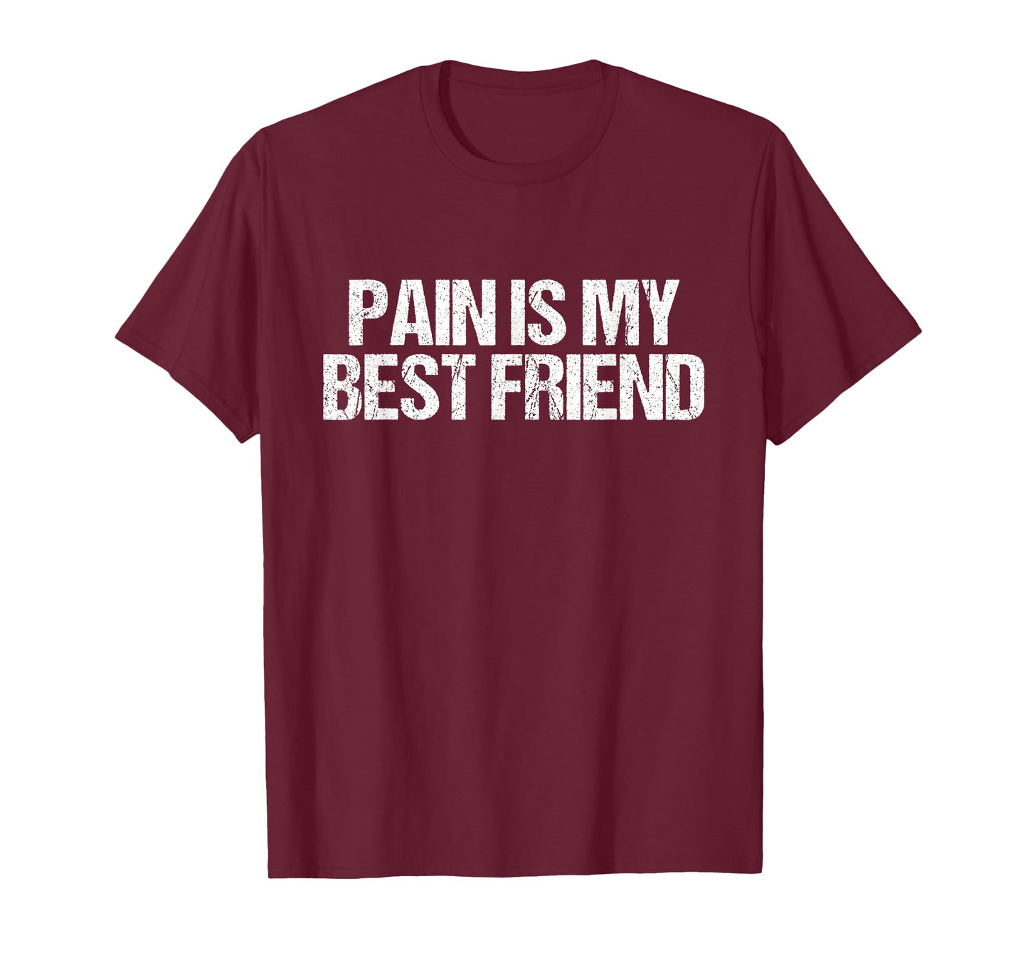 Pain Is My Friend Gym Quote Gift For Trainers Athletes T-Shirt