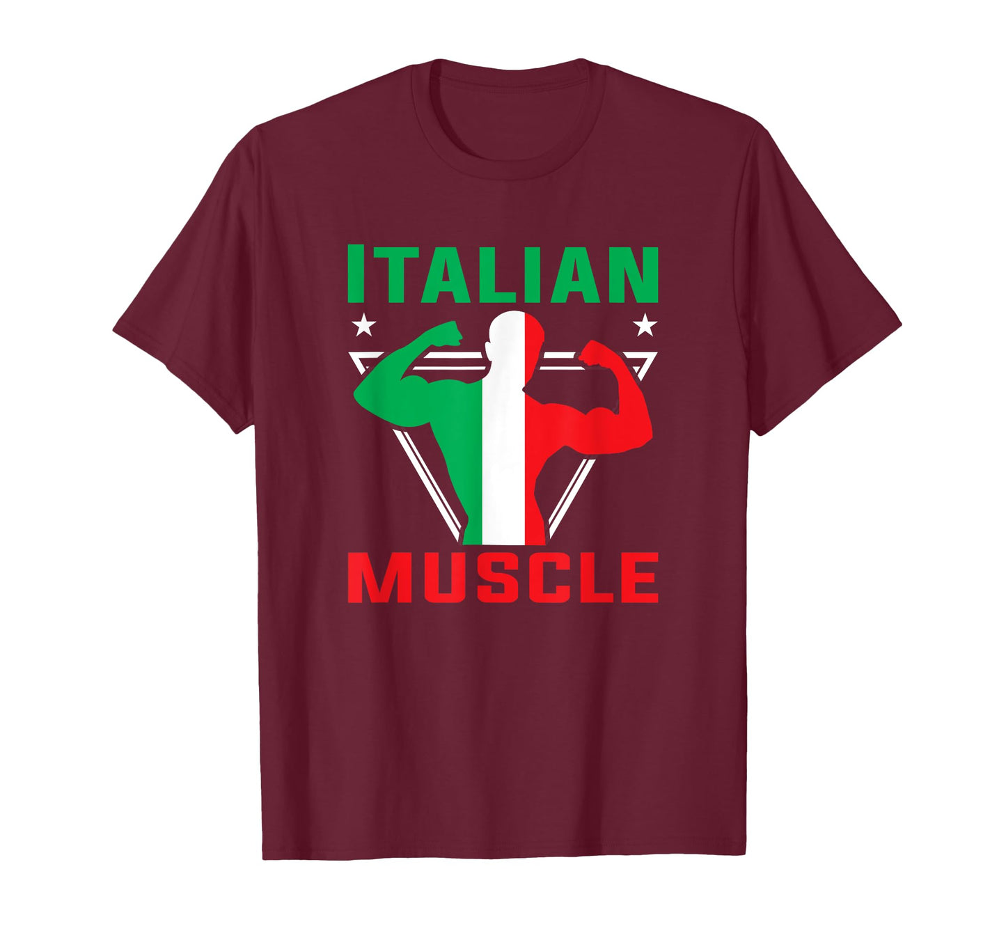 Italian Muscle Funny Italian Heritage Workout Gift for Men T-Shirt