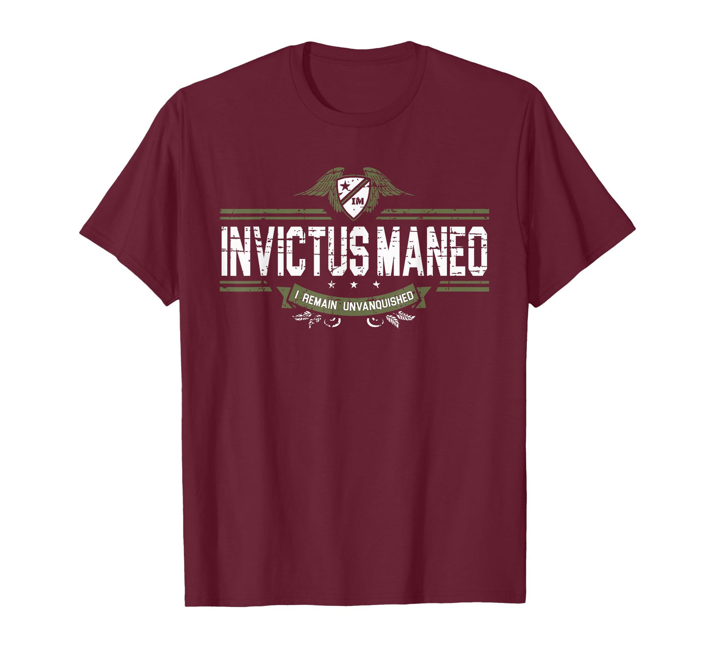 Invictus Maneo - meaning in Latin "I Remain Unvanquished" T-Shirt