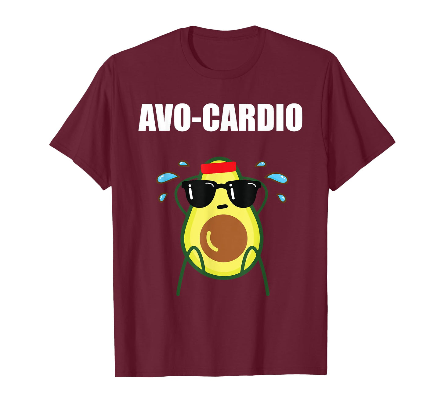 Funny Gym Exercise Pun Avocado Avo-Cardio T-Shirt
