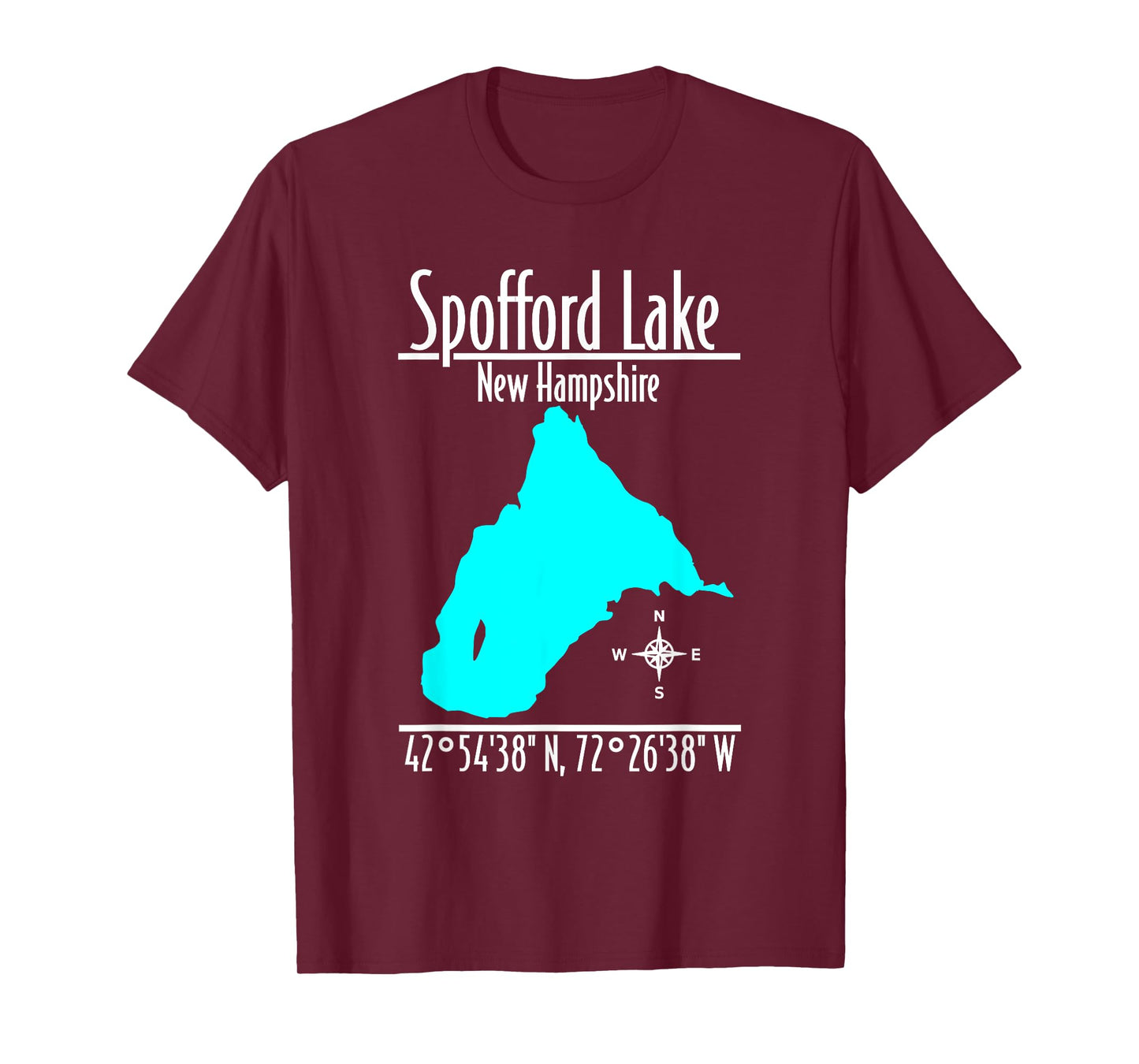 Modern Spofford Lake, New Hampshire T-Shirt