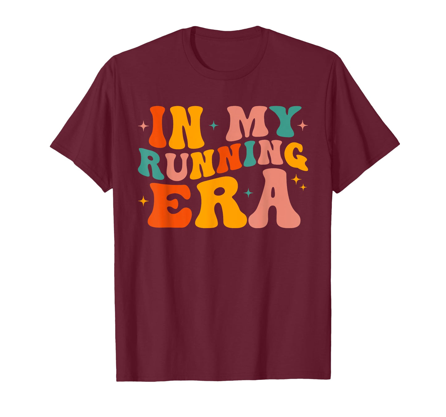 In My Running Era Runner Marathon Jogging Fitness Sport Cute T-Shirt