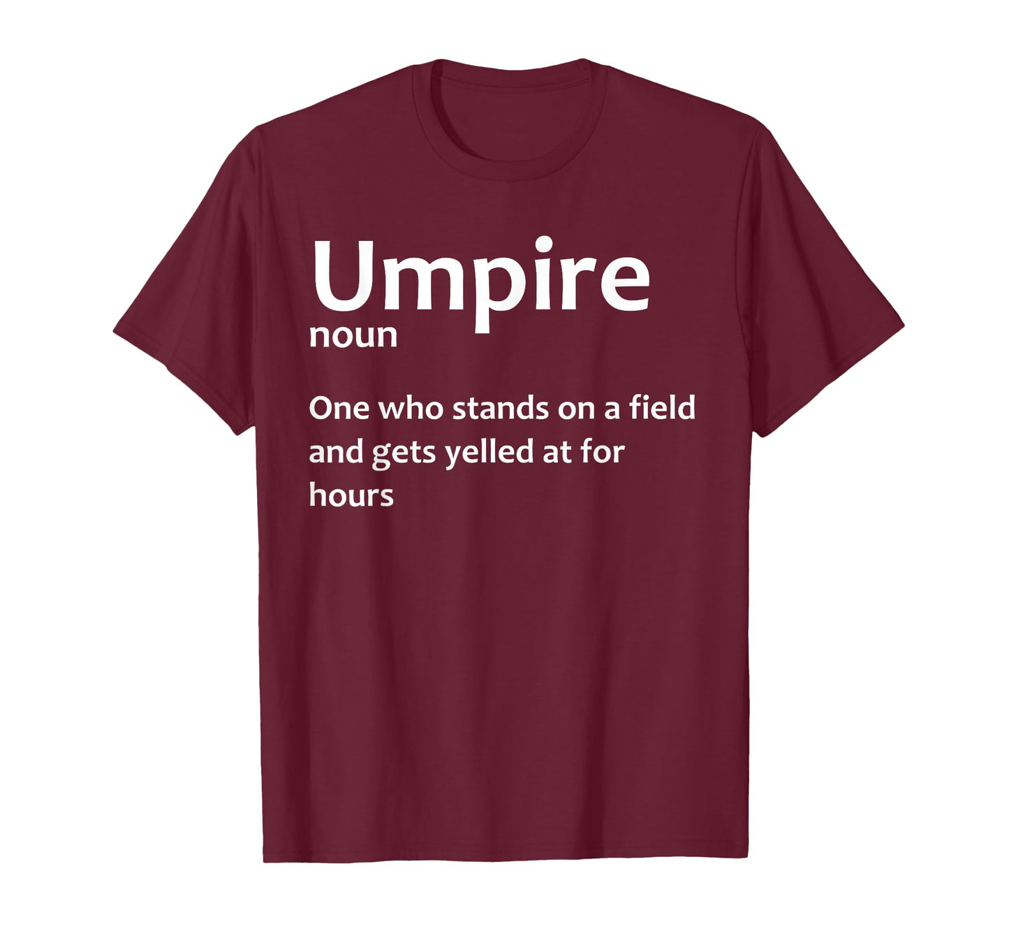 Best Umpire Design For Men Women Softball Baseball Umpire T-Shirt