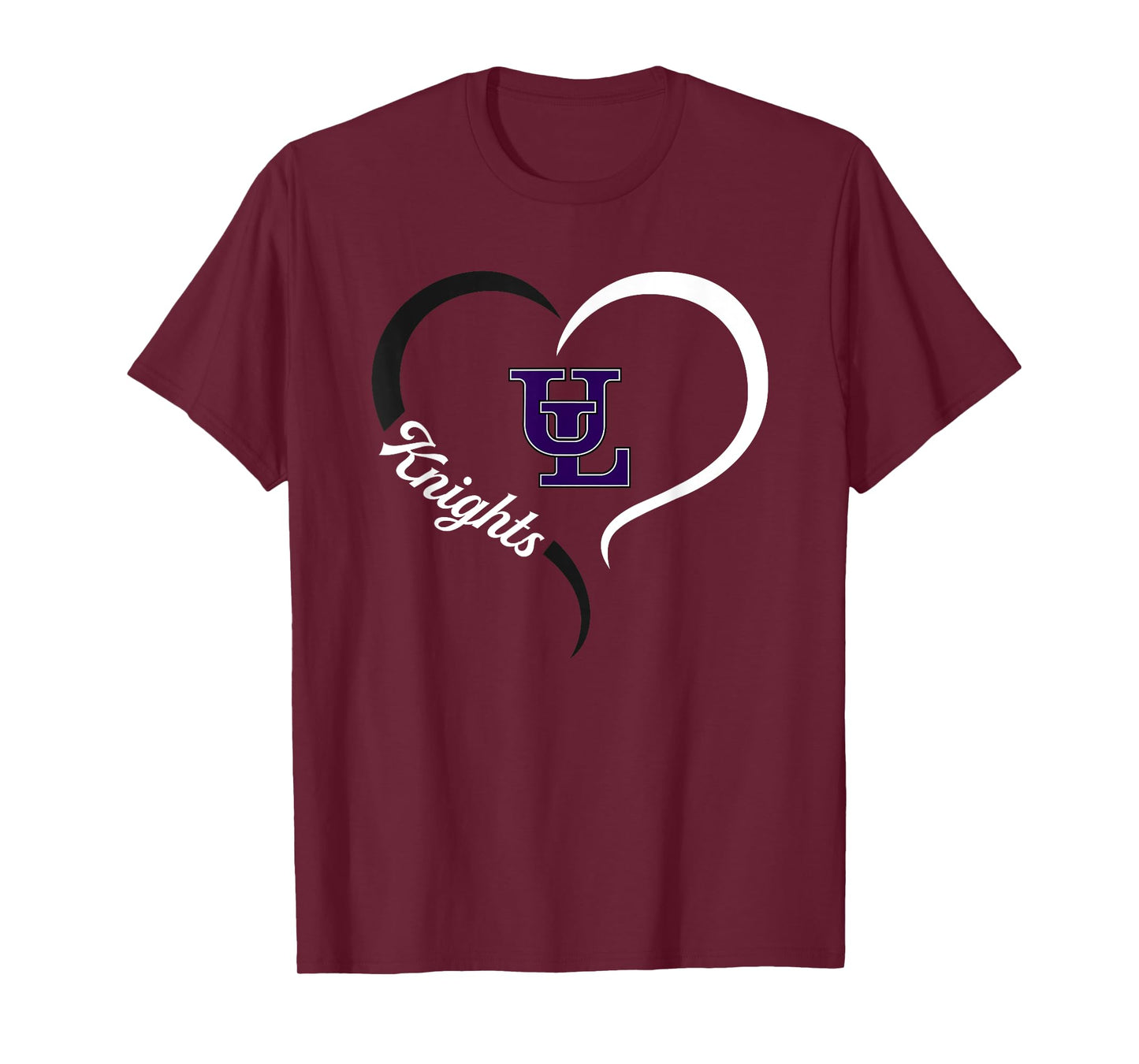 Upson Lee Knights Logo Half Heart Slogan HS T-Shirt