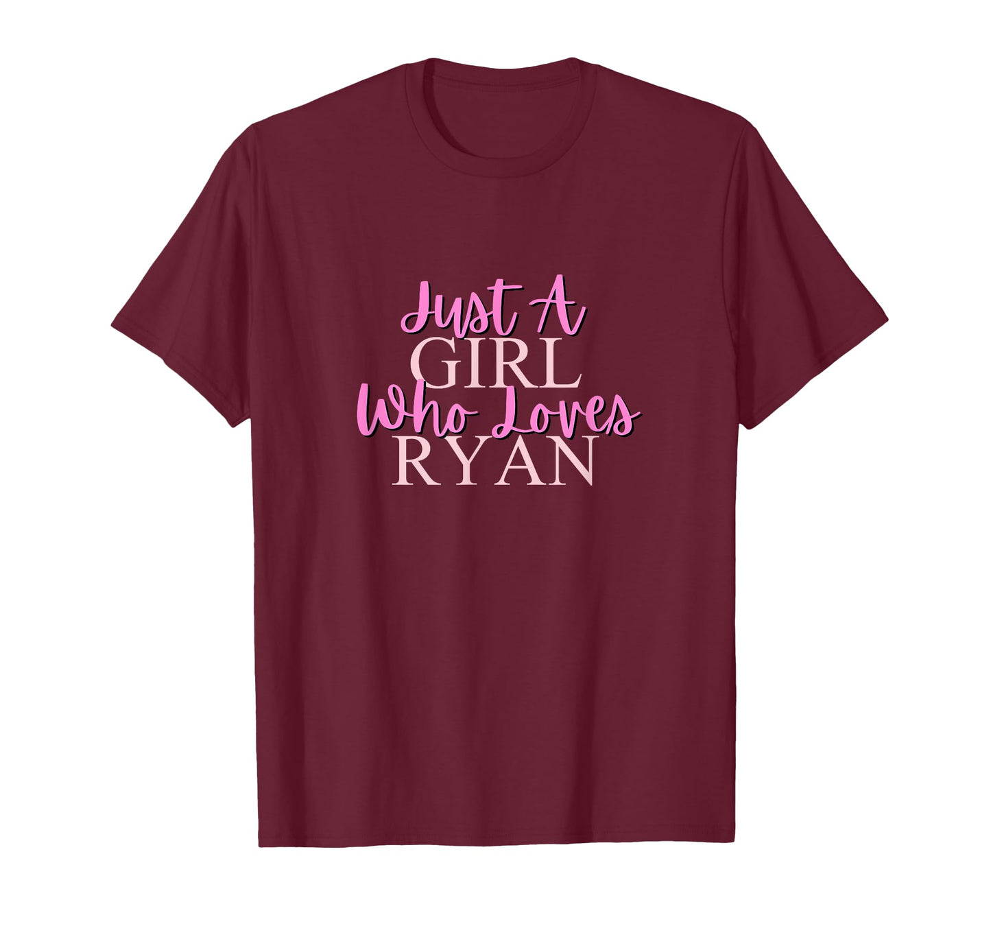 Just A Girl Who Loves Ryan Cute T-Shirt