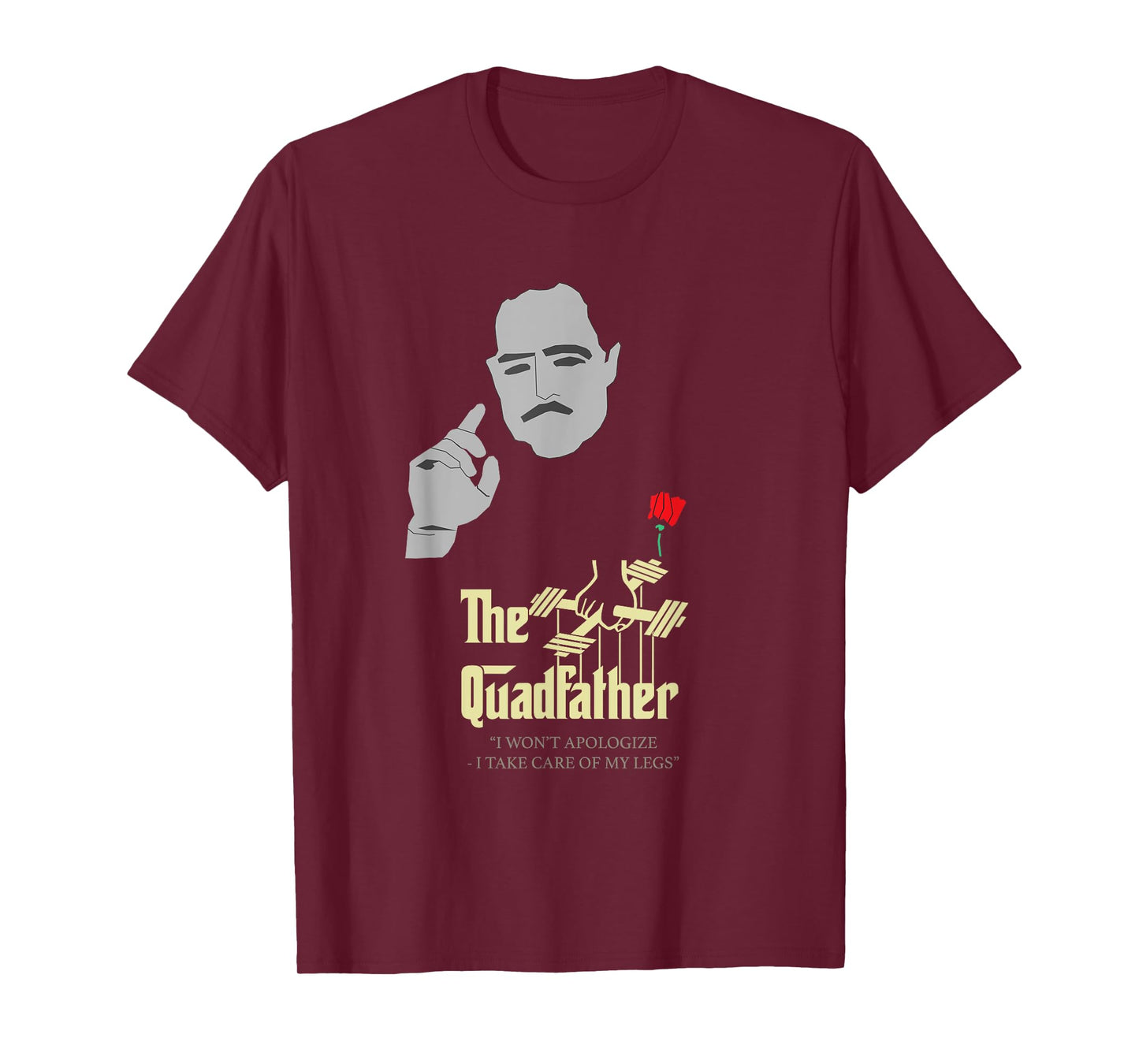 The Quad Father Gym Workout Shirt T-Shirt