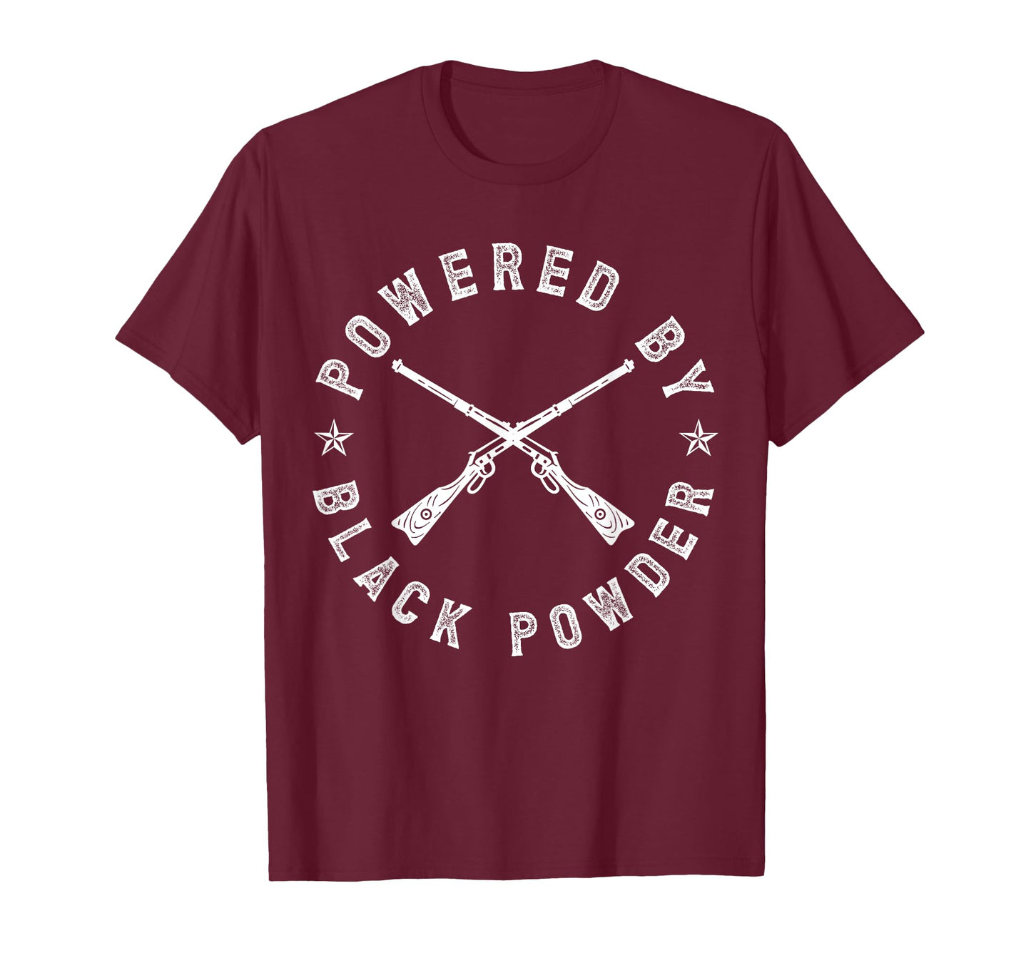 Powered By Black Powder Muzzleloader T-Shirt