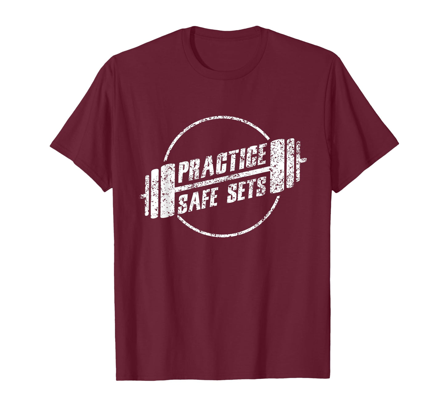 Bodybuilder Weightlifter Bodyweight Weightlifting Practice Safe Sets Workout Fitness Motivation Gym Training T-Shirt