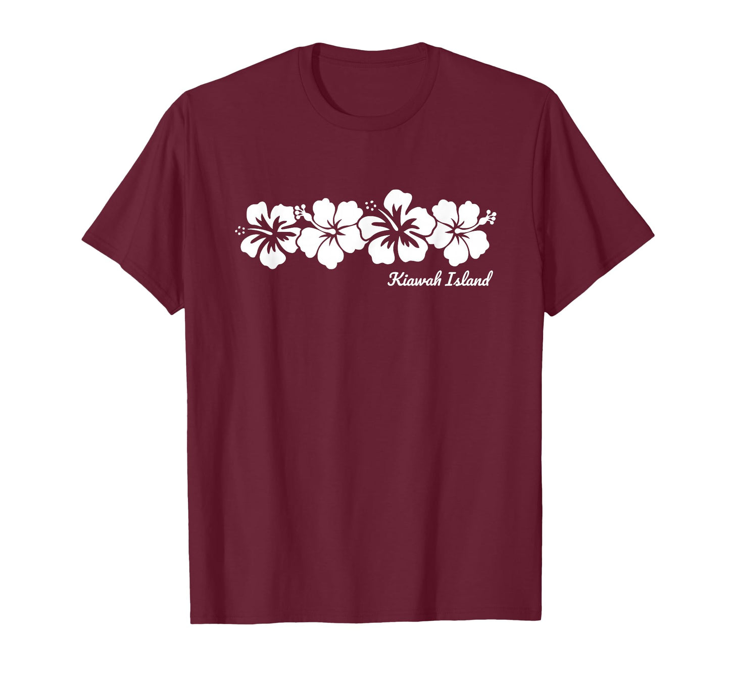 Kiawah Island South Carolina Hibiscus Flower Souvenir T-Shirt