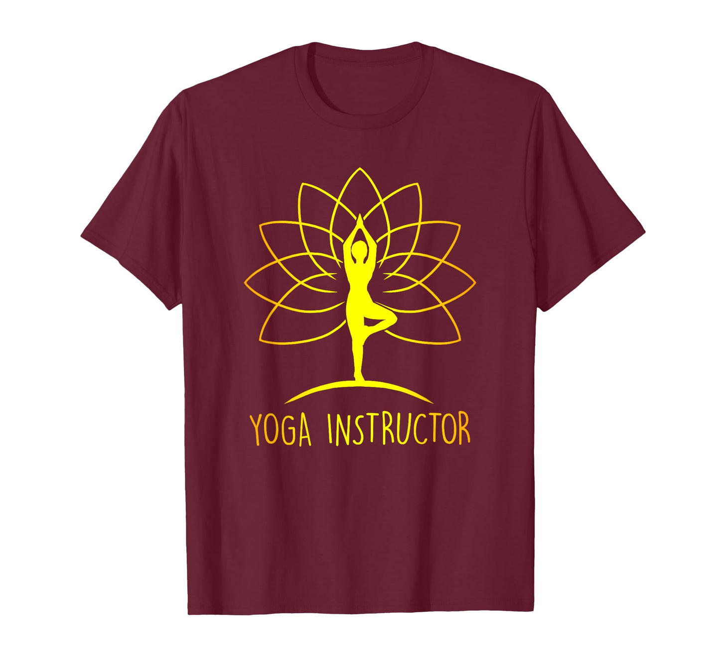 Yoga Instructor Lotus Flower Cool Meditation Instructor Gift T-Shirt