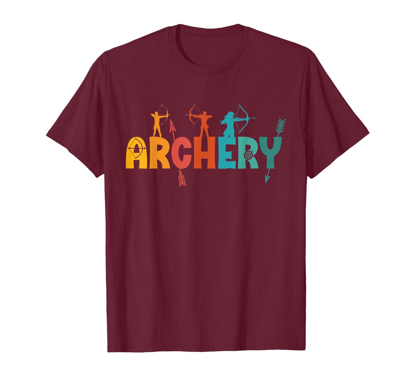 Archery Vintage Archer Sport Competition Bow Arrow Target T-Shirt