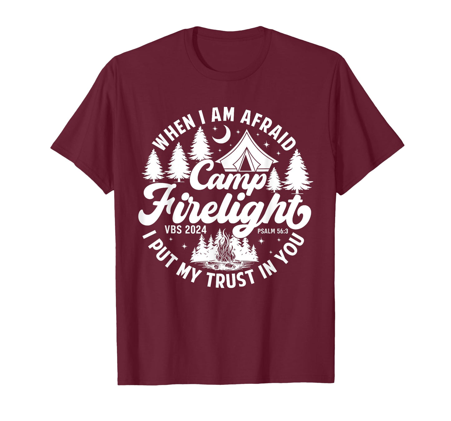 Camp Firelight Vacation Bible School VBS 2024 Christian Camp T-Shirt