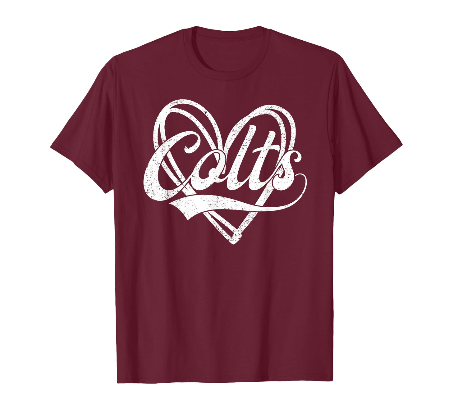 Colts Heart Name Vintage Retro Men Women Kids Girls T-Shirt
