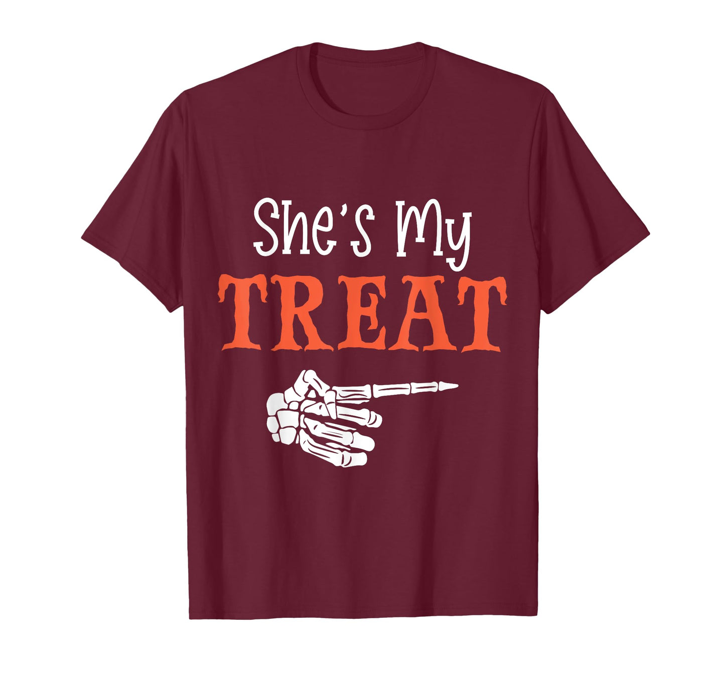 She's My Treat Funny Halloween Matching Couple Boyfriend T-Shirt