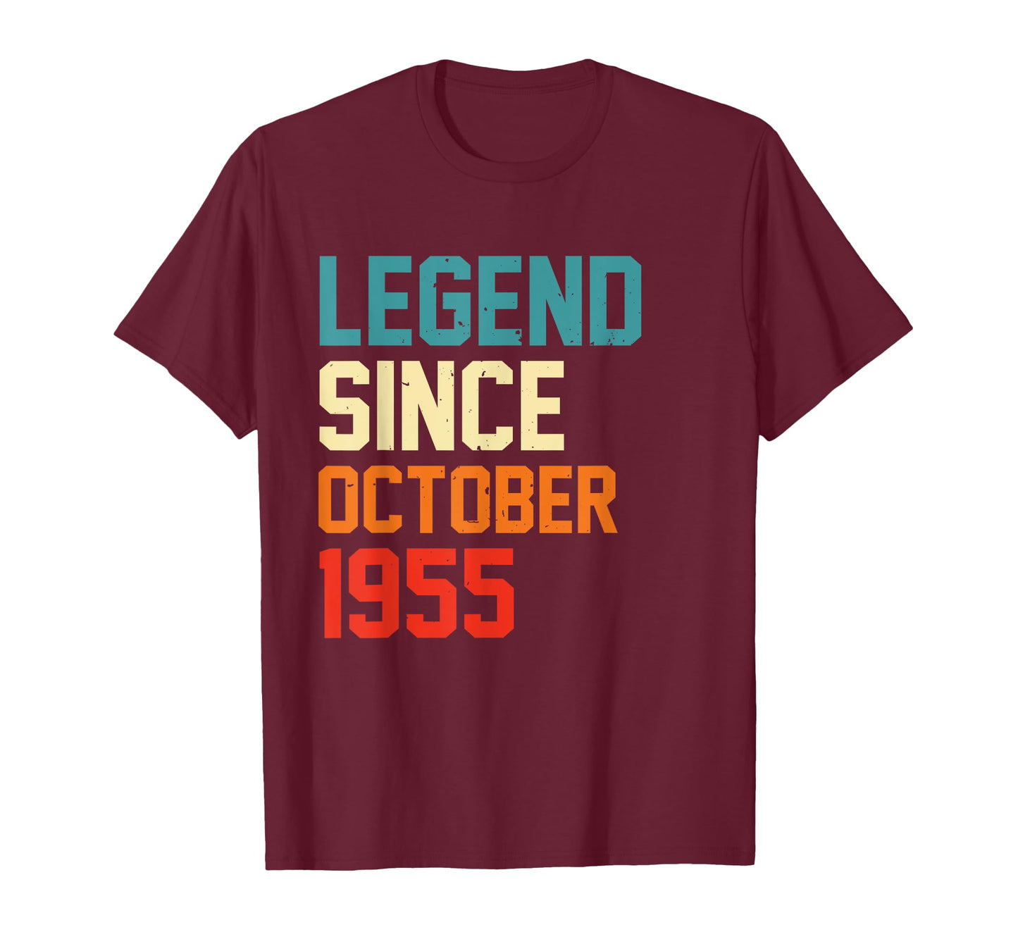 Funny Legend Since October 1955 Birthday Year T-Shirt