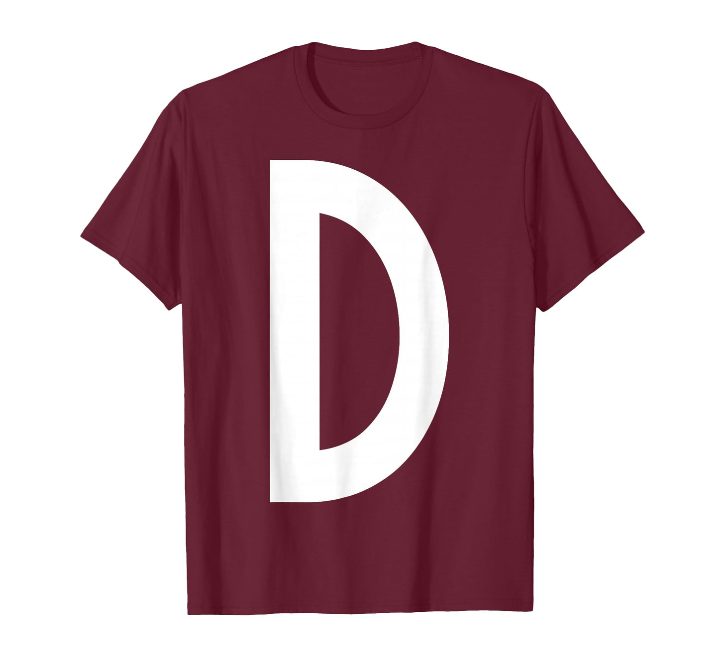 Letter D Funny Group Matching Christmas Costume 2025 Family T-Shirt