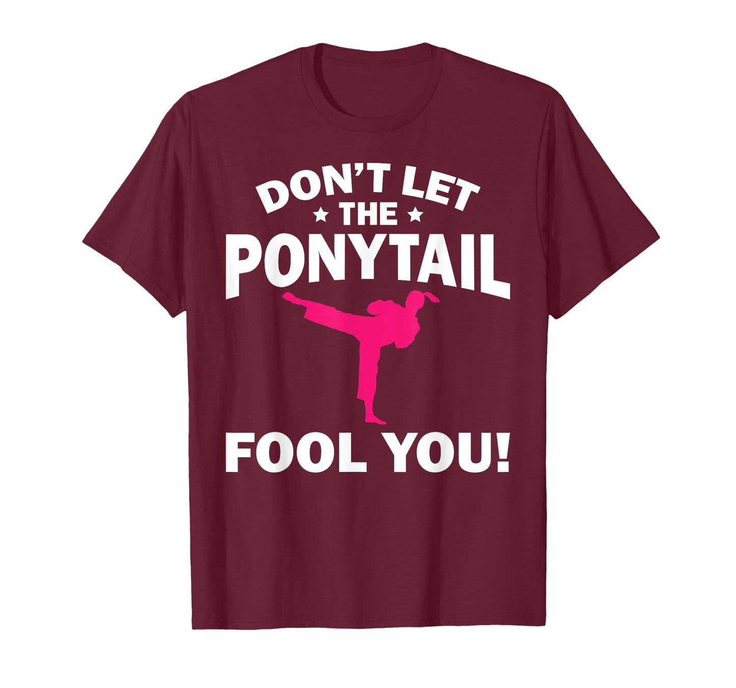 Funny Girl Karate Design Kids Women Kickboxing Black Belt T-Shirt