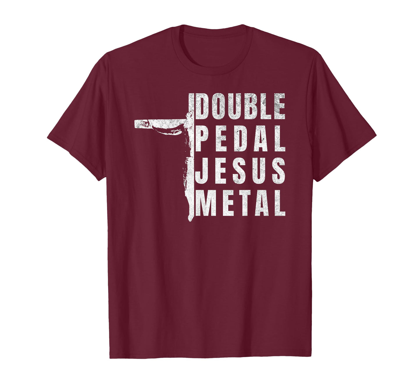 Christian Metal Rock Double Pedal Jesus Metal Religious T-Shirt