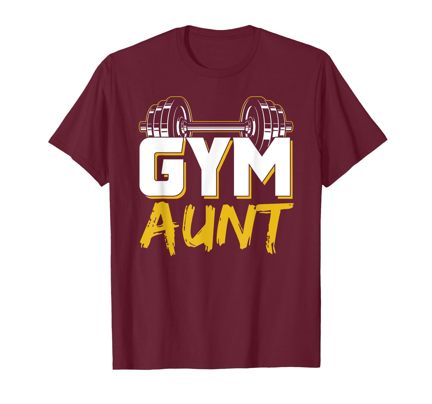 Gym Aunt Fitness Weightlifting Training Workout T-Shirt