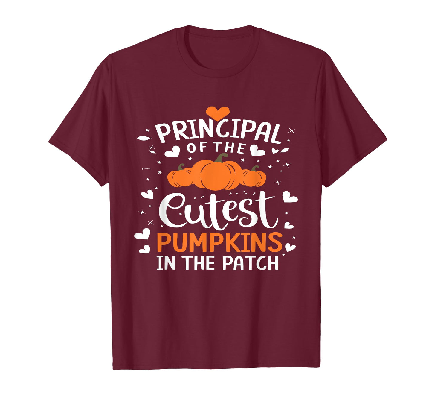 Principal Of The Cutest Pumpkins In The Patch Halloween Tee T-Shirt