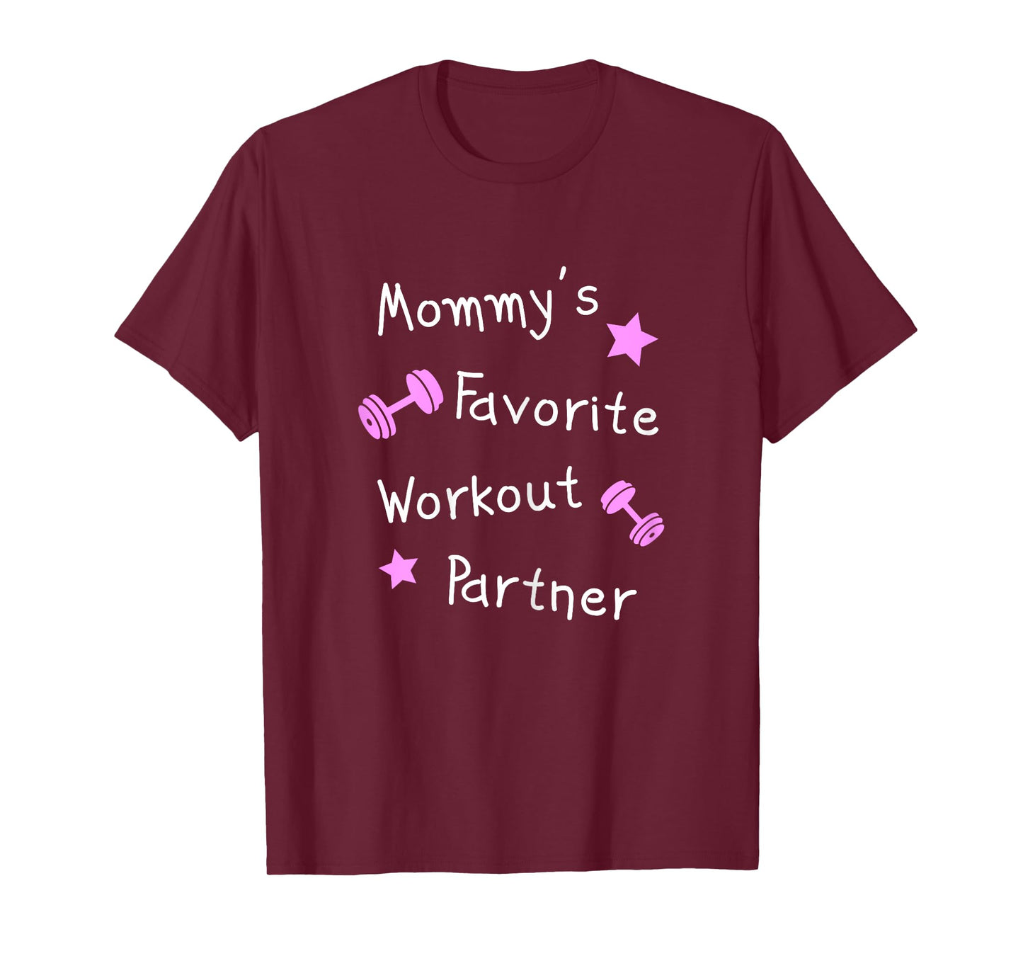 Mommy's Favorite Workout Partner – Kids Cute Fitness (Girls) T-Shirt
