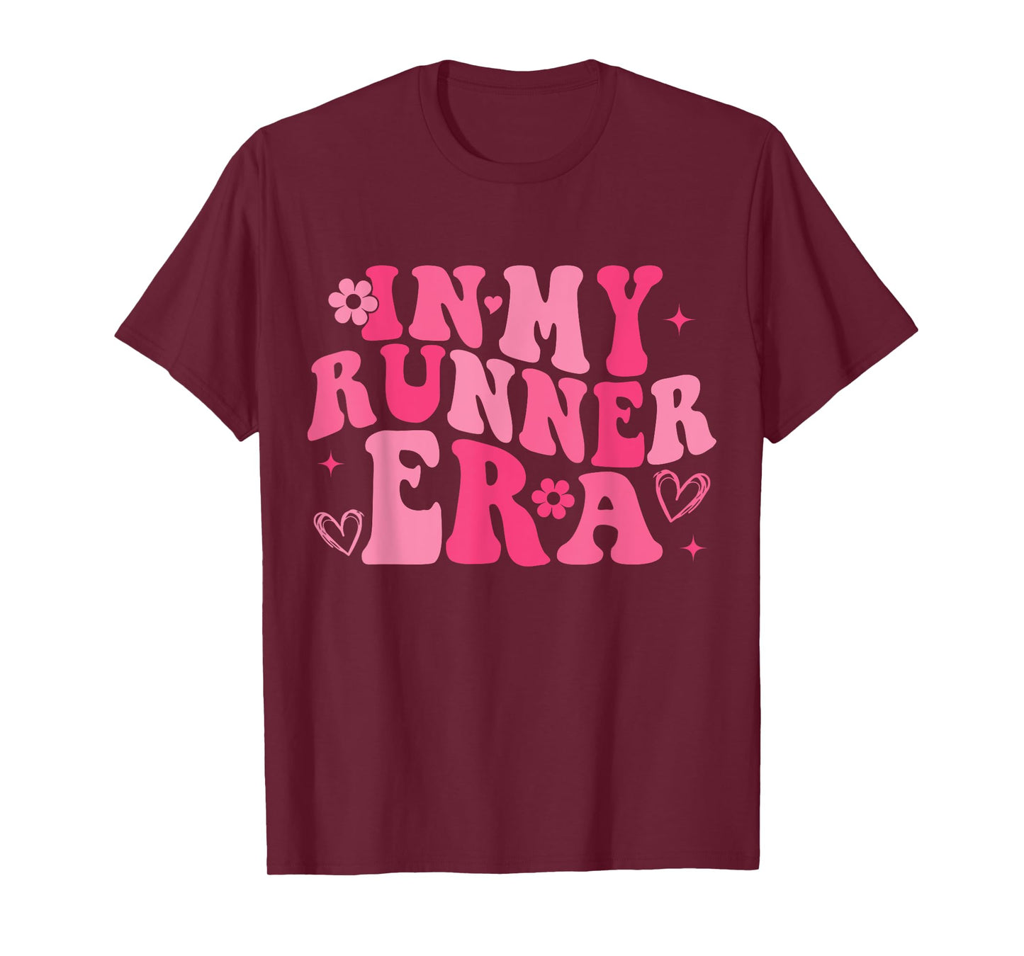 In My Runner Era Funny Running Marathon Groovy Running Mom T-Shirt