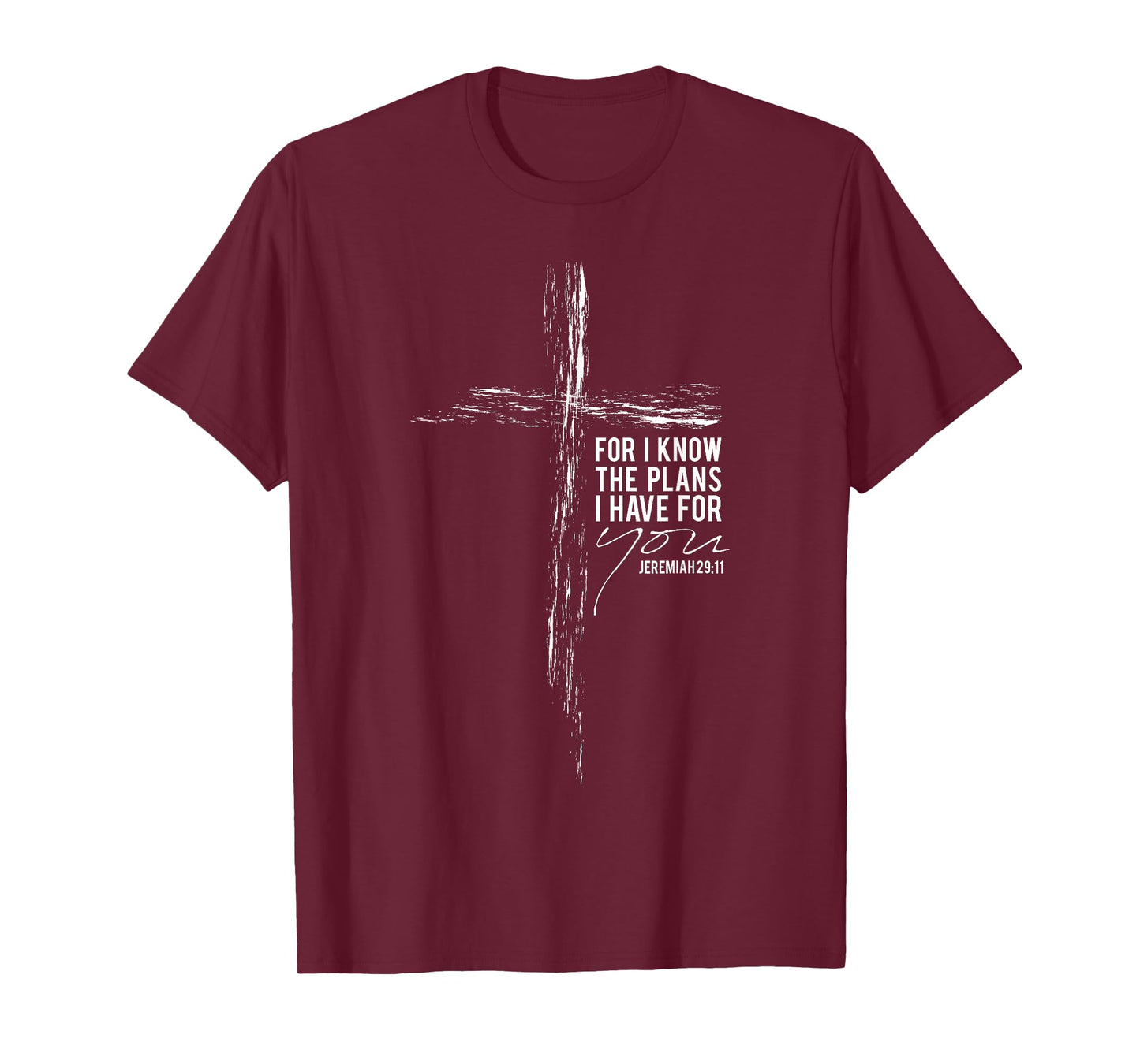 Jeremiah 29:11 Christian Cross Gifts Men Women Wife Husband T-Shirt