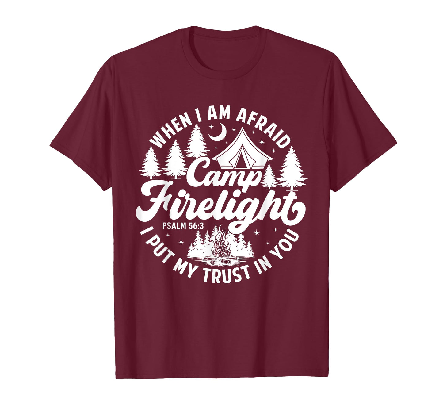 Camp Firelight Vacation Bible School Christian Summer Camp T-Shirt