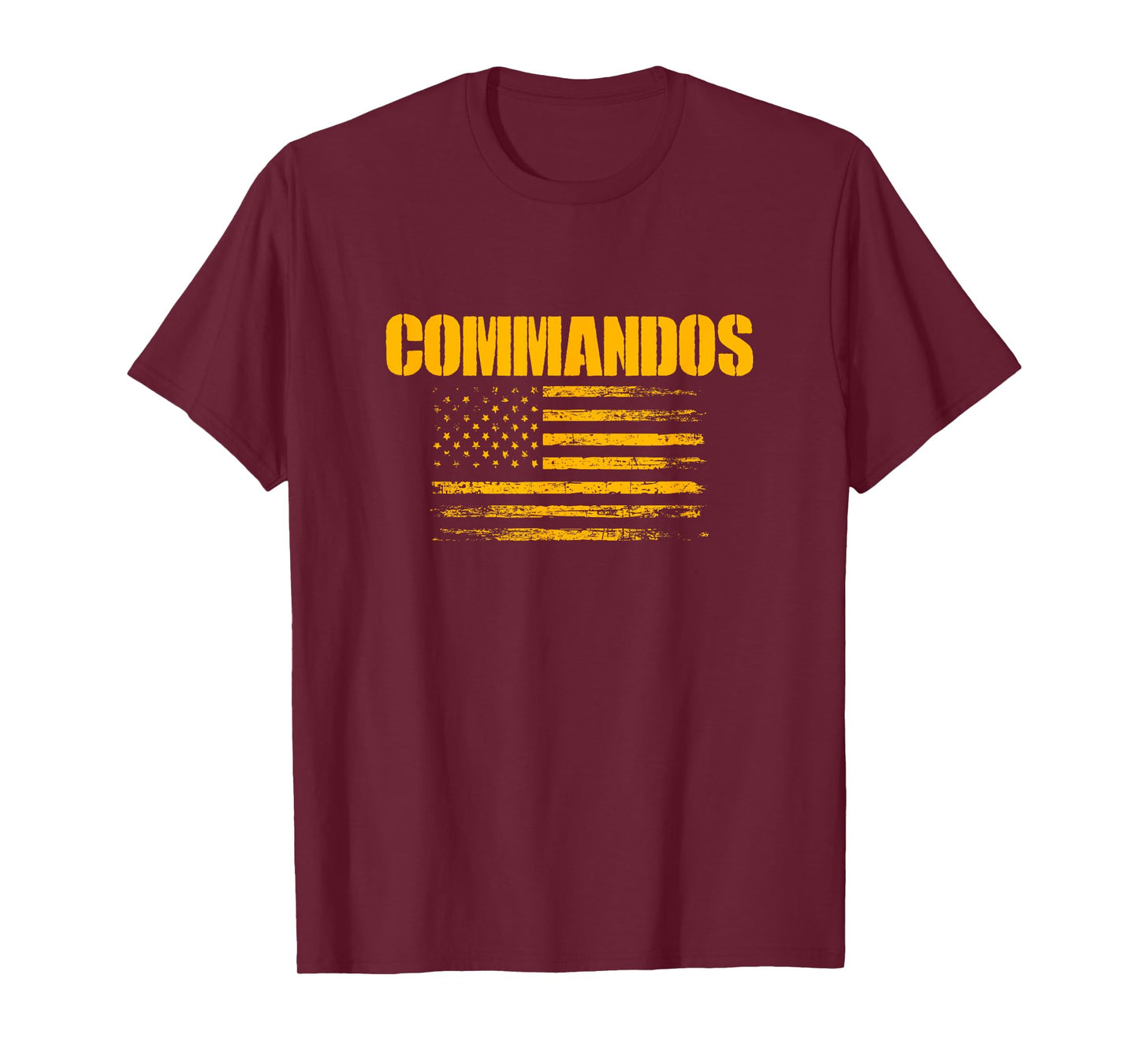Hendersonville Commandos USA Flag Pride T-Shirt