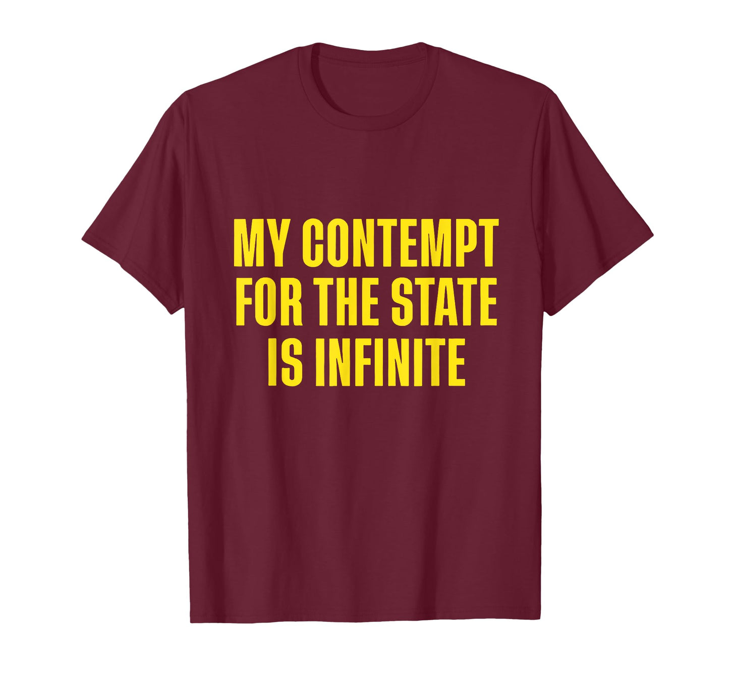 My Contempt For The State Is Infinite T-Shirt
