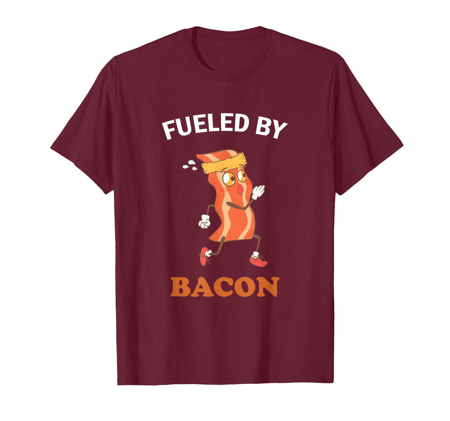 Fueled By Bacon Low Carb Keto Diet Workout Gym Fitness Gift T-Shirt