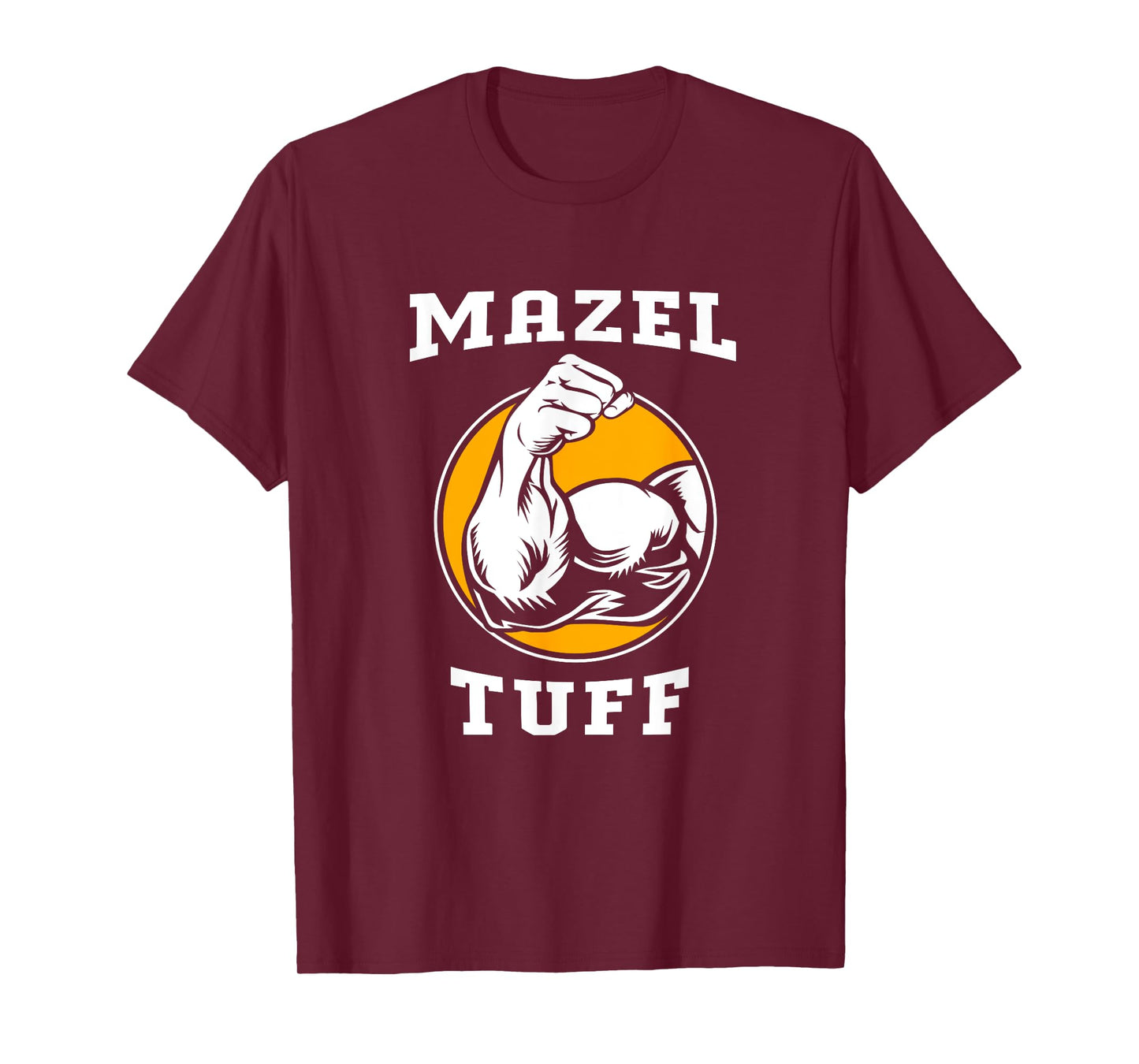 Funny Hanukkah Jew Workout Gym For Men Mazel Tuff T-Shirt