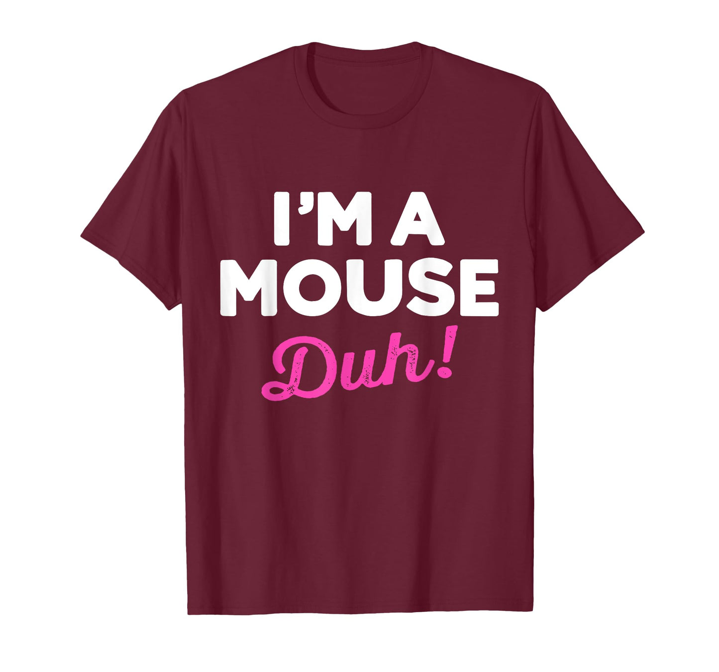 Funny lazy easy Im a mouse costume for DIY halloween party T-Shirt