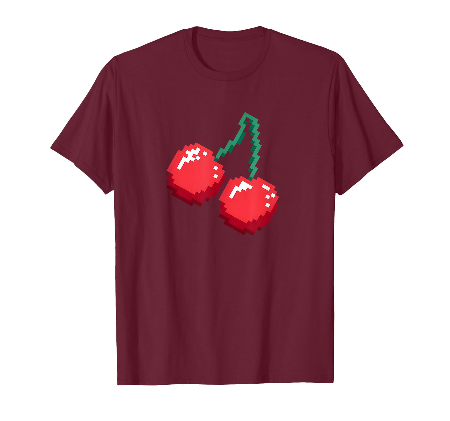 Pixel Cherries 80s Video Game Halloween Costume T-Shirt