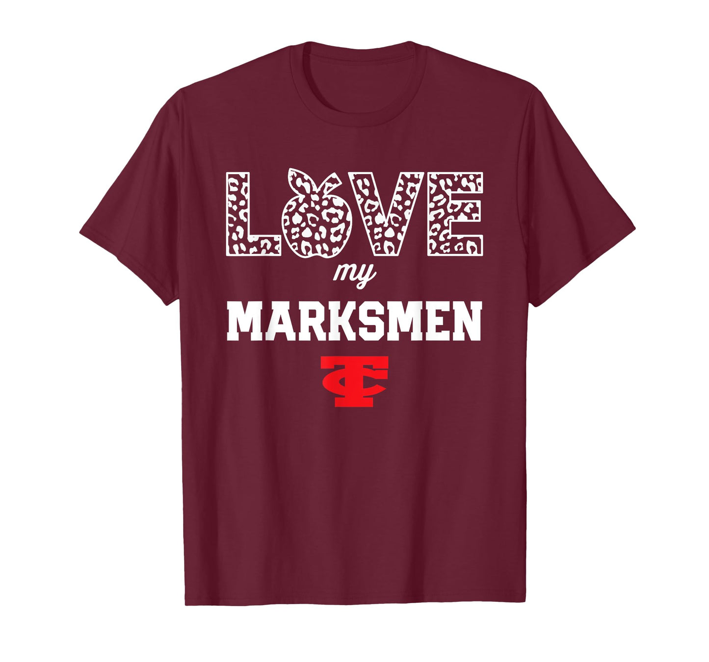 Tell City Marksmen Logo Love My Team HS T-Shirt