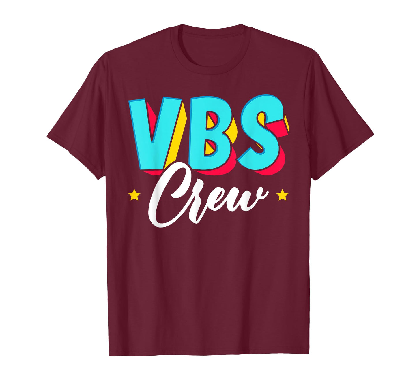 VBS Crew Vacation Bible School Paint Splatter Christian T-Shirt