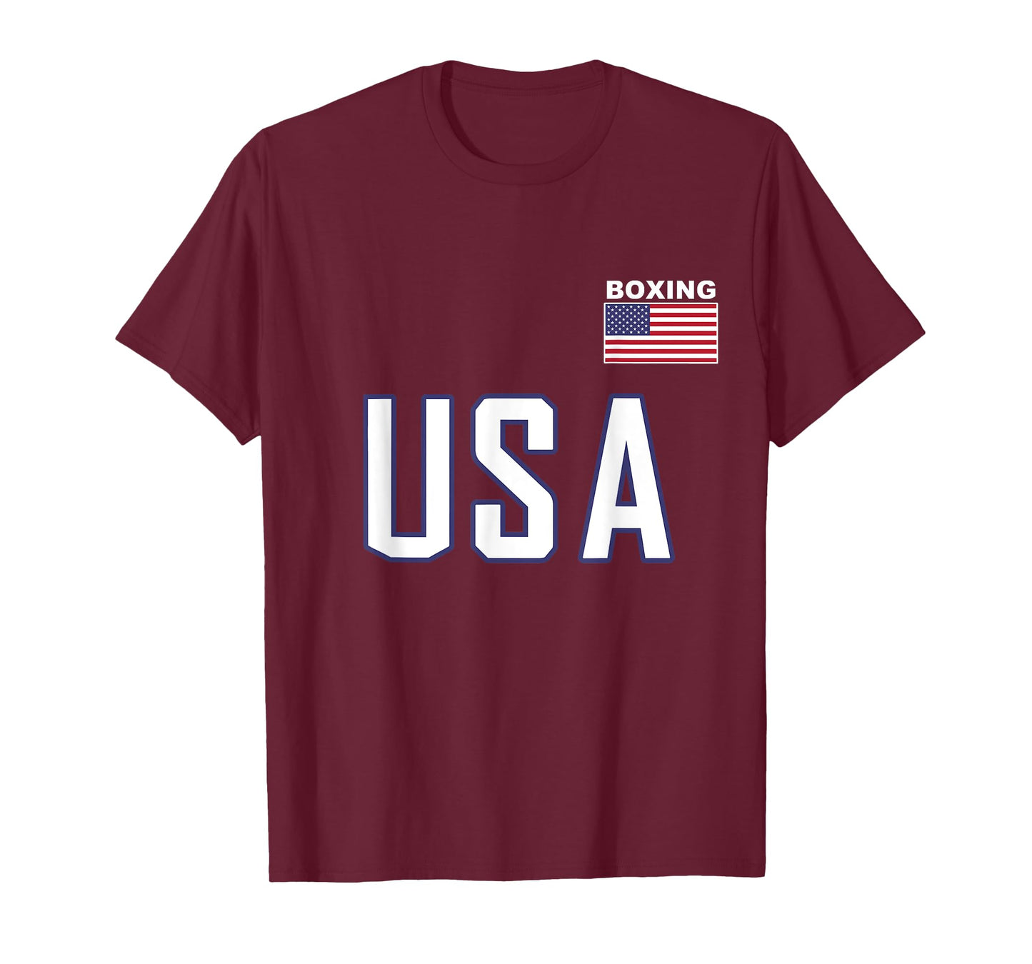 USA Flag Boxing Cool Boxer Training Equipment Men Women T-Shirt
