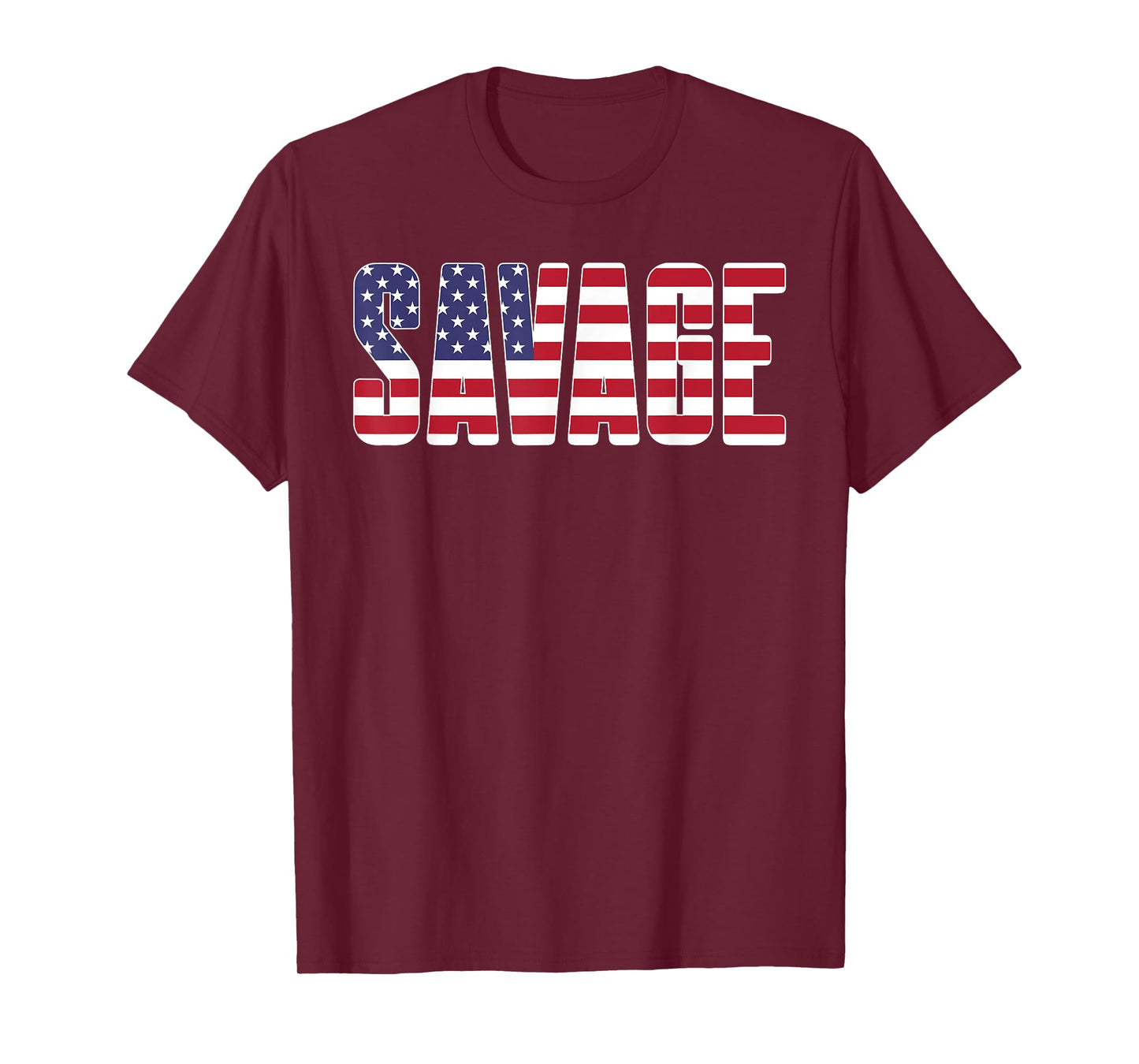Savage T-Shirt - Awesome American Lifting USA Gym Strong Tee