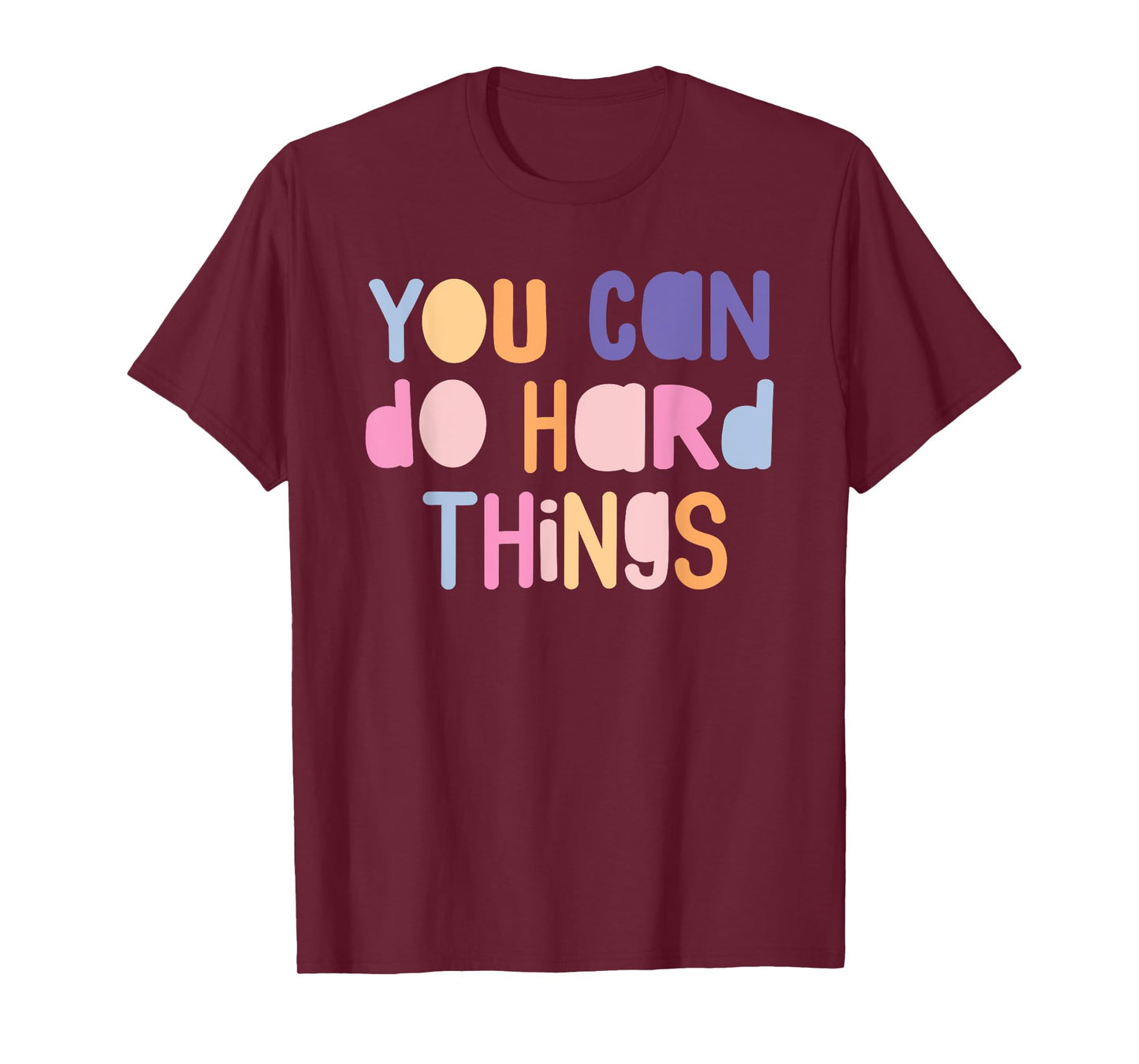 We Can Do Hard Things Womens Teacher Back to School T-Shirt