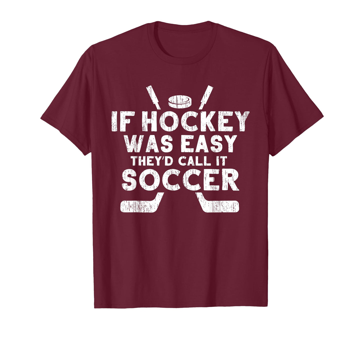 Funny Ice Hockey Player Goalie Sports Gift Men Women Kids T-Shirt