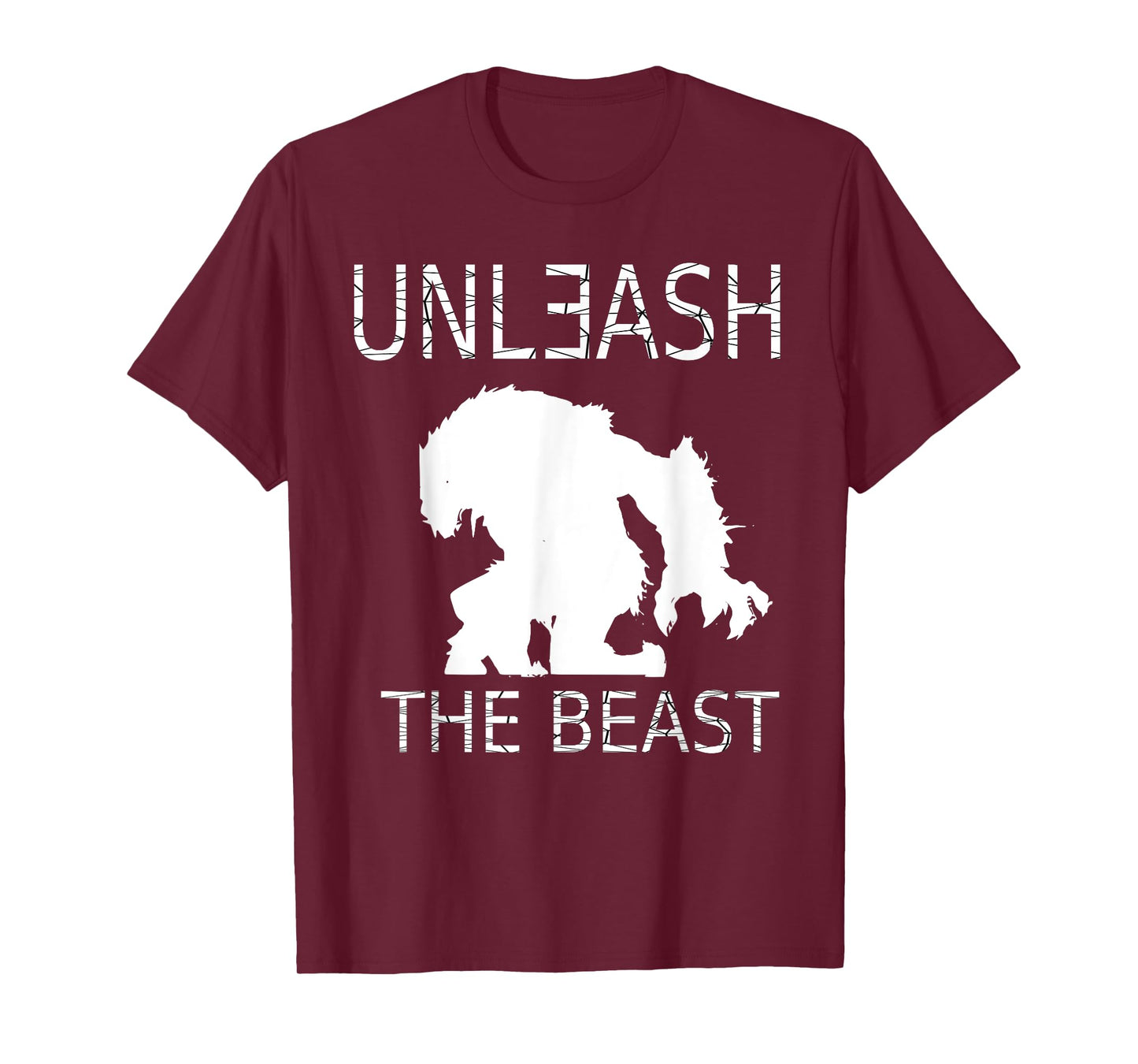 Unleash The Beast Workout Motivation Gym Graphic T-Shirt