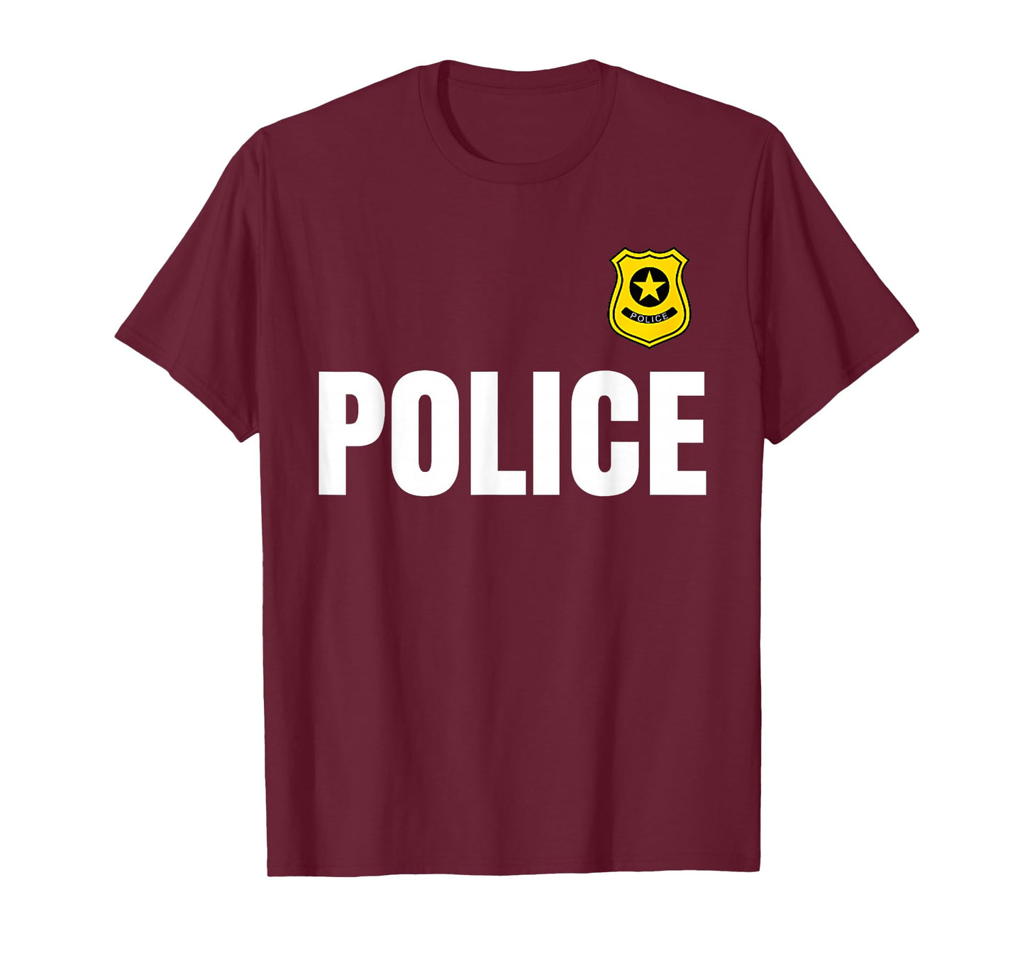 Policeman Police Officer Costume Police Officer Halloween T-Shirt