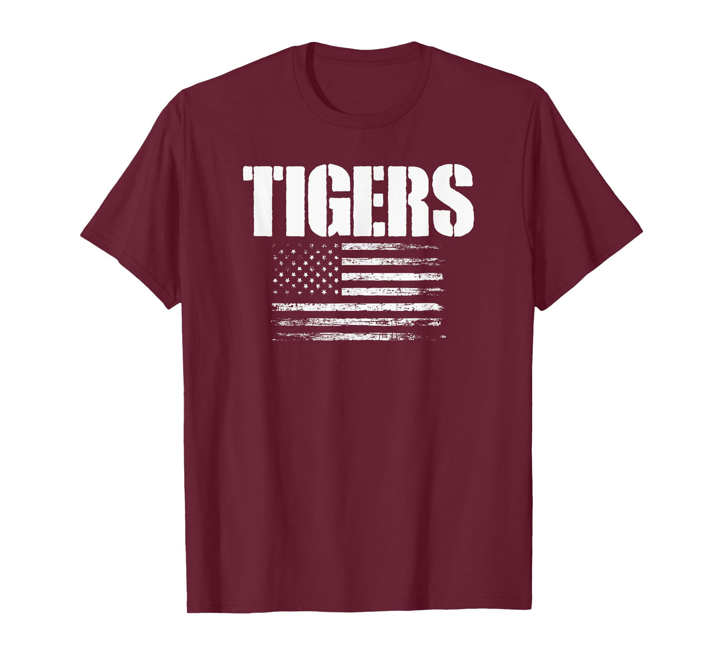 Wills Point Tigers USA Flag Pride T-Shirt