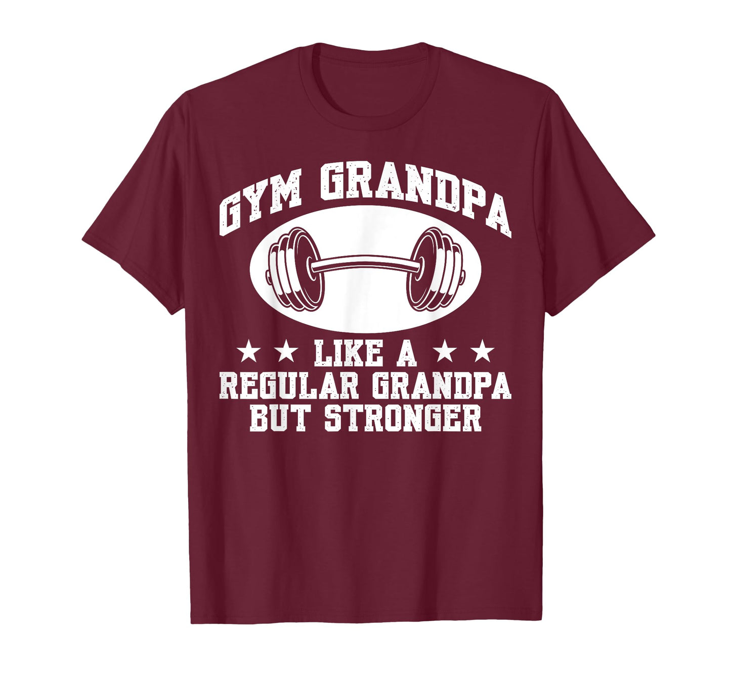 Lifting Gym Fitness Design Regular Grandpa But Stronger Funny Gym T-Shirt - Unisex-Adults, Black, Small, Short Sleeve, T-Shirt