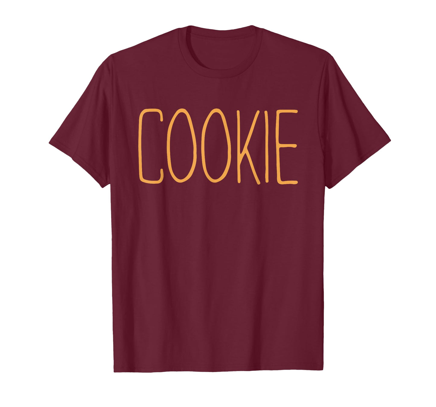 Cookie Shirt Adult Kids Men Women Chocolate Cookie Costume T-Shirt
